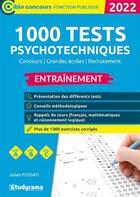 Couverture du livre « 1 000 tests psychotechniques entraînement catégories A, B, C (édition 2023/2024) » de Julien Fossati aux éditions Studyrama