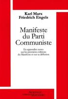 Couverture du livre « Manifeste du parti communiste » de Karl Marx et Friedrich Engels aux éditions Science Marxiste