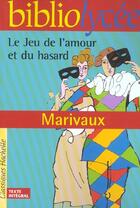 Couverture du livre « Le jeu de l'amour et du hasard » de Suhami et Pierre De Marivaux aux éditions Hachette Education