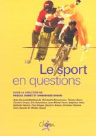 Couverture du livre « Le sport en question-appr. critique » de Duret aux éditions Chiron