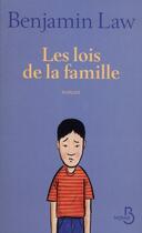 Couverture du livre « Les lois de la famille » de Benjamin Law aux éditions Belfond