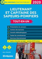 Couverture du livre « Lieutenant et capitaine des sapeurs-pompiers professionnels (édition 2020) » de Marc Dalens aux éditions Studyrama