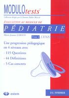 Couverture du livre « Pédiatrie t.1 ; l'enfant sain » de Didier Mallay aux éditions Estem