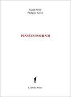 Couverture du livre « Pensees pour soi » de Stetie/Favier aux éditions La Pierre D'alun