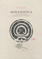 Couverture du livre « Mirandola ; tentative d'épuisement d'empreintes d'objets tamponnables » de Gianpaolo Pagni aux éditions Homecooking