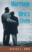 Couverture du livre « Marriage in Men's Lives » de Nock Steven L aux éditions Oxford University Press Usa
