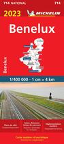 Couverture du livre « Benelux 2023 » de Collectif Michelin aux éditions Michelin