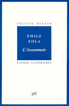 Couverture du livre « ETUDES LITTERAIRES T.45 ; l'assommoir, d'Emile Zola » de Colette Becker aux éditions Puf