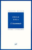 Couverture du livre « ETUDES LITTERAIRES T.45 ; l'assommoir, d'Emile Zola » de Emile Zola aux éditions Puf