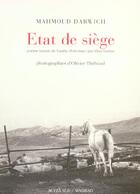 Couverture du livre « Etat de siege » de Mahmoud Darwich aux éditions Actes Sud