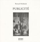 Couverture du livre « Publicité » de Bernard Heidsieck aux éditions Aspect