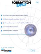 Couverture du livre « La réforme de la formation professionnelle en débat (octobre-décembre 2008) » de  aux éditions Documentation Francaise