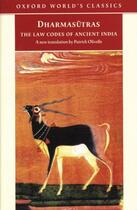 Couverture du livre « The Dharmasutras: The Law Codes of Ancient India » de Patrick Olivelle aux éditions Oup Oxford