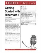 Couverture du livre « Getting started with Hibernate 3 » de James Elliott aux éditions O Reilly
