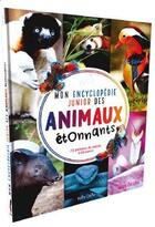 Couverture du livre « Mon encyclopédie junior des animaux étonnants » de Marie-Eve Cote aux éditions Shoebox Media