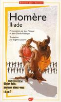 Couverture du livre « Iliade » de Homère aux éditions Flammarion