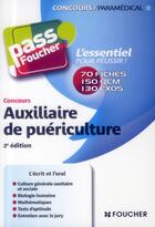 Couverture du livre « PASS'FOUCHER ; auxiliaire de puériculture ; concours (2e édition) » de Valerie Beal aux éditions Foucher