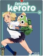 Couverture du livre « Sergent keroro t.16 » de Mine Yoshizaki aux éditions Kana