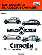 Couverture du livre « Citroen - tous modeles 7, 11, 15 » de Etai aux éditions Etai