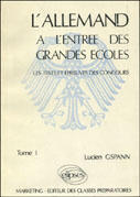 Couverture du livre « Allemand tome 1 (l') » de Gspann L. aux éditions Ellipses