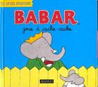 Couverture du livre « Babar joue à cache-cache » de Brunhoff Laurent De aux éditions Mango