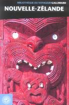 Couverture du livre « Nouvelle-zelande » de Collectif Gallimard aux éditions Gallimard-loisirs