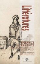 Couverture du livre « Enfance & errance dans la litterature europeenne du xixe siecle » de Hervouet-Farrar I. aux éditions Pu De Clermont Ferrand