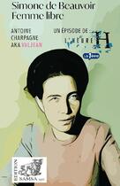 Couverture du livre « Simone de Beauvoir » de Antoine Charpagne aux éditions Samsa