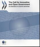 Couverture du livre « The call for innovative and open governement » de Ocde aux éditions Ocde