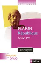 Couverture du livre « Platon ; République livre VII » de Denis Huisman aux éditions Nathan