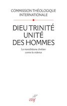 Couverture du livre « Dieu trinite, unite des hommes » de Com Theologique Int aux éditions Cerf