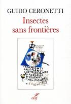 Couverture du livre « Insectes sans frontières » de Guido Ceronetti aux éditions Cerf