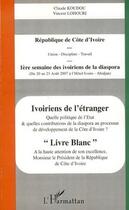 Couverture du livre « Ivoiriens de l'étranger » de Vincent Lohouri et Claude Koudou aux éditions L'harmattan