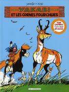 Couverture du livre « Yakari T.23 ; Yakari et les cornes fourchues » de Derib et Job aux éditions Lombard