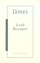 Couverture du livre « Lord Beaupré » de Henry James aux éditions Michel Houdiard