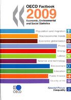 Couverture du livre « OECD factbook 2009 ; economic, environmental and social statistics » de  aux éditions Ocde