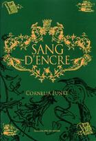 Couverture du livre « Sang d'encre » de Cornelia Funke aux éditions Gallimard-jeunesse