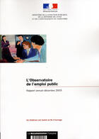 Couverture du livre « Rapport 2004 de l'observatoire de l'emploi public » de  aux éditions Documentation Francaise