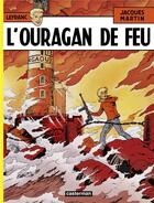 Couverture du livre « Lefranc Tome 2 : l'ouragan de feu » de Jacques Martin aux éditions Casterman