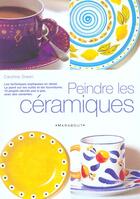 Couverture du livre « Peinture Sur Ceramique » de Green Caroline aux éditions Marabout