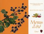 Couverture du livre « Menus d'été » de Marie-Francoise Delaroziere aux éditions Edisud