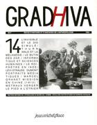 Couverture du livre « Revue Gradhiva n.14 » de Revue Gradhiva aux éditions Nouvelles Editions Place