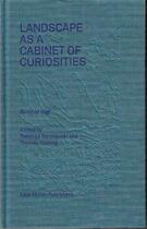 Couverture du livre « Gunther vogt landscape as a cabinet of curiosity » de Vogt Gunther aux éditions Lars Muller