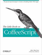 Couverture du livre « The Little Book on CoffeeScript » de Alex Maccaw aux éditions O'reilly Media