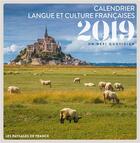 Couverture du livre « Calendrier langue et culture françaises (édition 2019) » de Isabelle Gruca aux éditions Pu De Grenoble