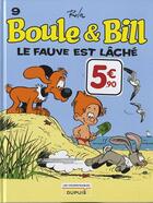 Couverture du livre « Boule & Bill Tome 9 : le fauve est lâché » de Jean Roba aux éditions Dupuis