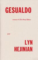 Couverture du livre « Gesualdo » de Lyn Hejinian aux éditions Eric Pesty