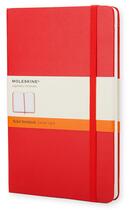 Couverture du livre « Carnet ligne - grand format - couverture rigide rouge » de Moleskine aux éditions Moleskine