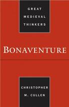 Couverture du livre « Bonaventure » de Cullen Christopher M aux éditions Oxford University Press Usa