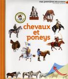 Couverture du livre « Chevaux et poneys » de Delphine Gravier-Badreddine aux éditions Gallimard-jeunesse